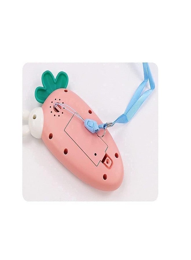 TRENDERA | Style Cute Rabbit Face Pretend Play Cell Phone Toy for Kids, Toddlers with Music, Ringtones, Lights - Birthday Party Favors and Gifts for Boys and Girls (Multicolor) - Image 5