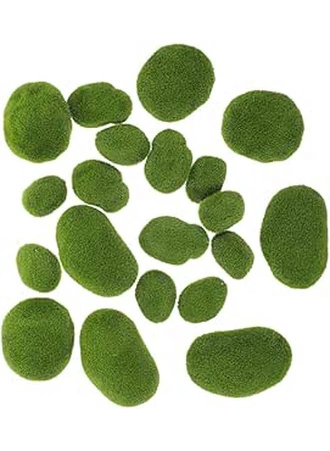 20 قطعة من ديكور الحجر الاصطناعي لنباتات البونساي وحوض الأسماك والمناظر الطبيعية الدقيقة الداخلية - Image 1