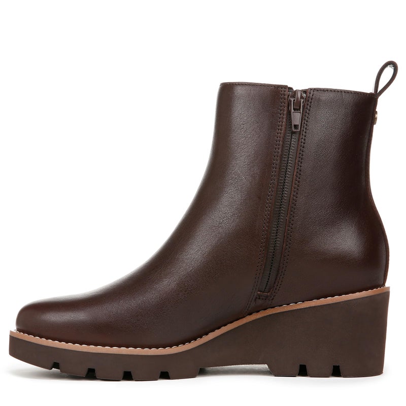VIONIC Women's Aria Booties, Dark Brown Leather, 10, Medium - Image 2