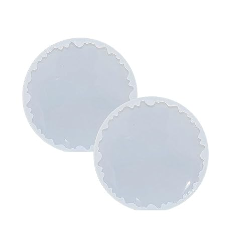 SNOOGG A gate Coaster 10 inch Molds for Silicone Epoxy Resin Coaster,Cups Mats,Photo Display, Mantra Frame,Home Decoration and More. - Image 1