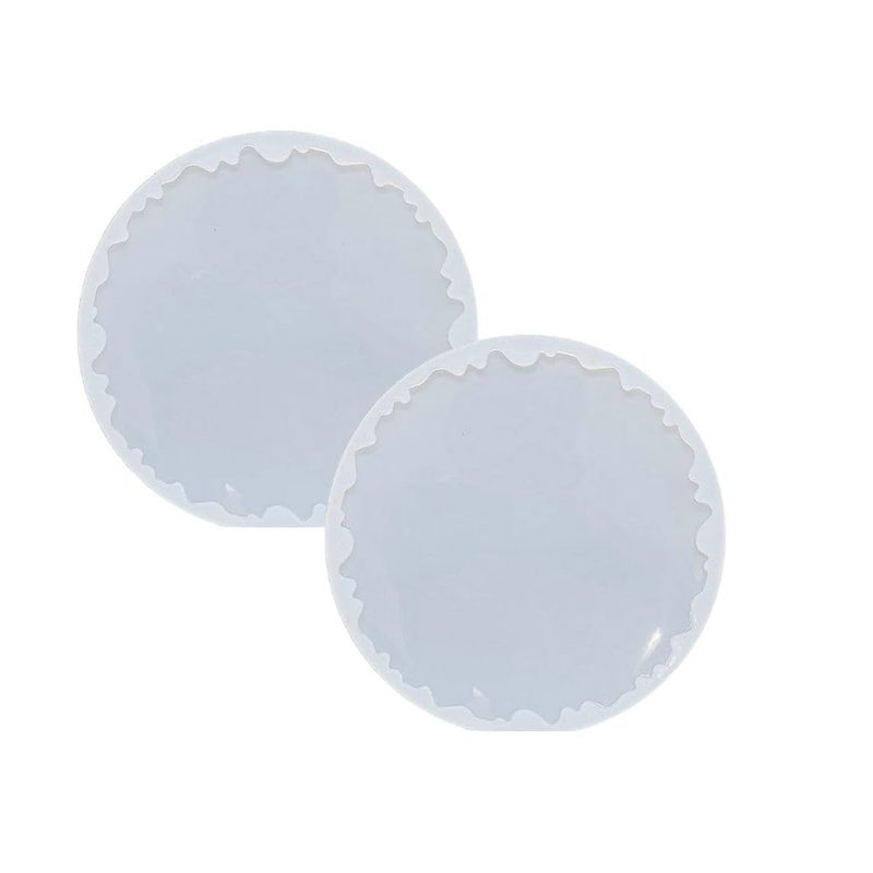 SNOOGG A gate Coaster 10 inch Molds for Silicone Epoxy Resin Coaster,Cups Mats,Photo Display, Mantra Frame,Home Decoration and More. - Image 5