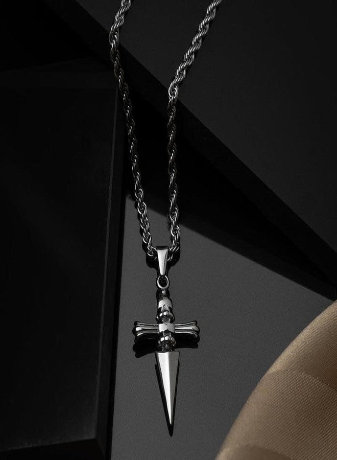 Teemotutu Kurapika's Chain Necklace Anime Inspired Jewelry Judgment Chain Pendant for Anime Fans (H-X-H Black) - Image 2