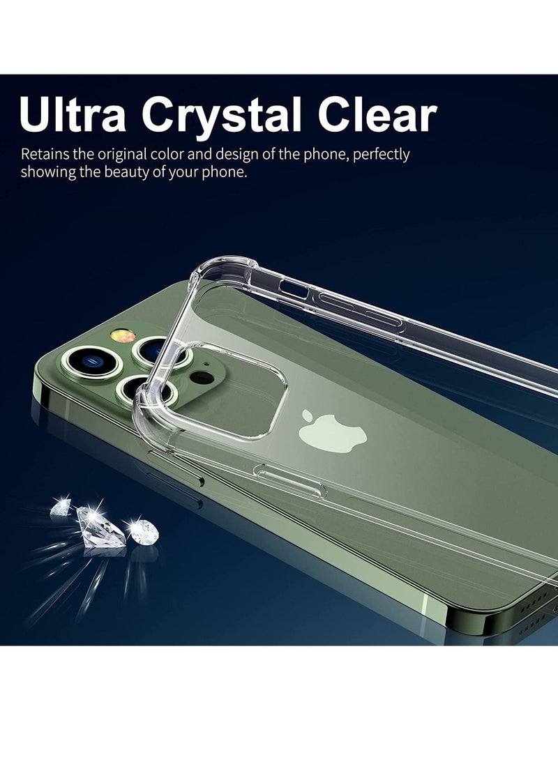 Raxoom iPhone 14 Pro Max Case Cover Clear Back Air Cushion Soft Silicone Shockproof Anti-Scratch Protective Bumper Shell Corner for iPhone 14 Pro Max - Image 4