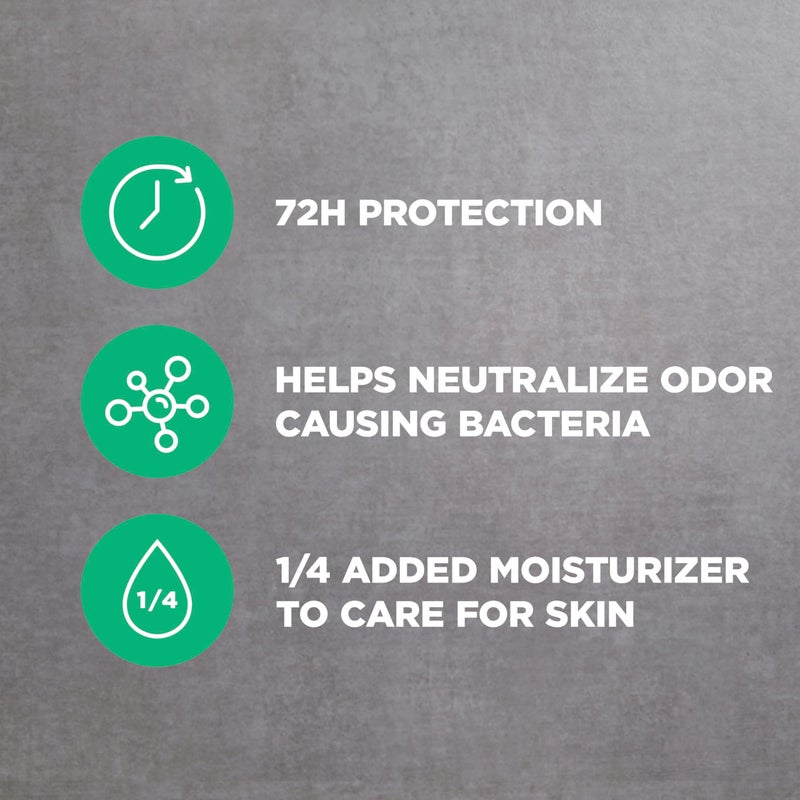 Dove Men+Care دوف للرجال + العناية رذاذ مضاد للتعرق خشب الأرز + تونكا 4 عد 72 ساعة حماية مع مرطب نباتي 3.8 أونصة - Image 5