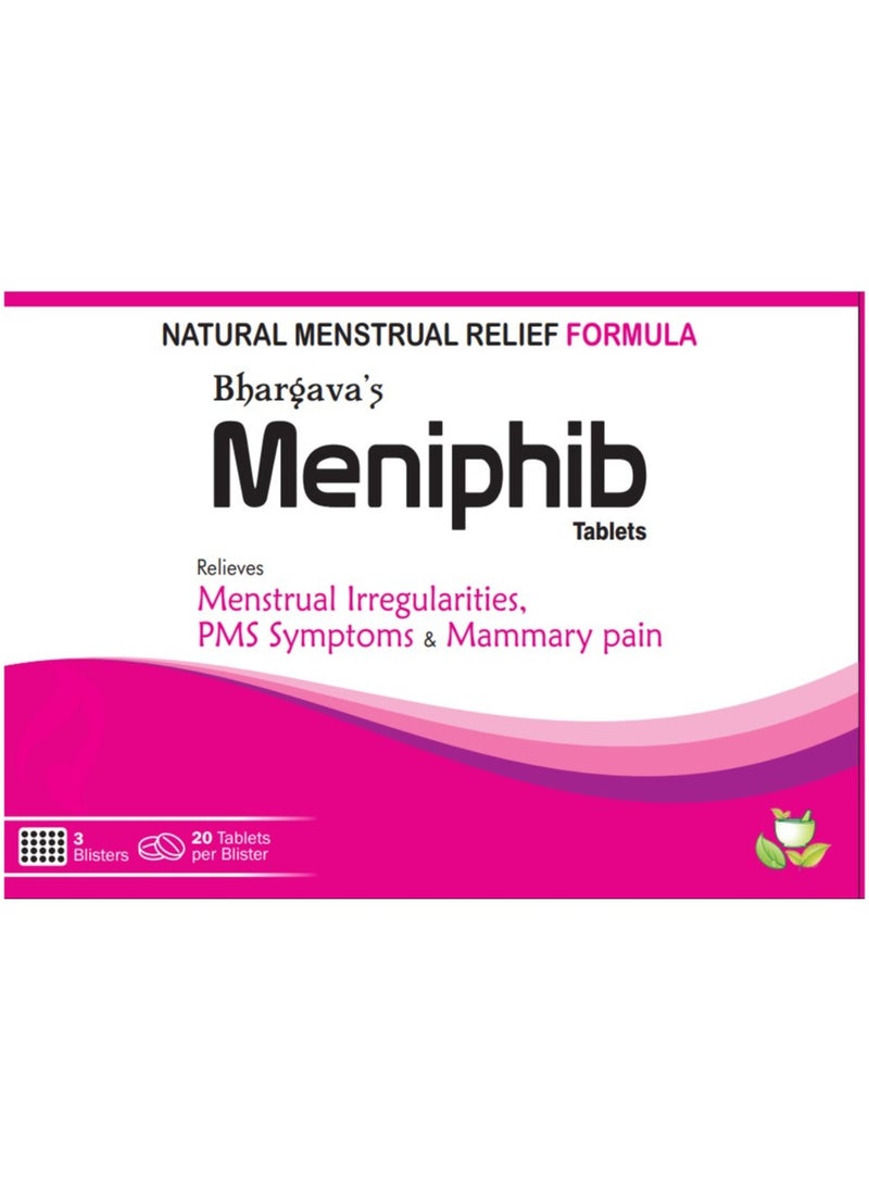 bhargava - Meniphib Tablets 3 x 20's - Image 1