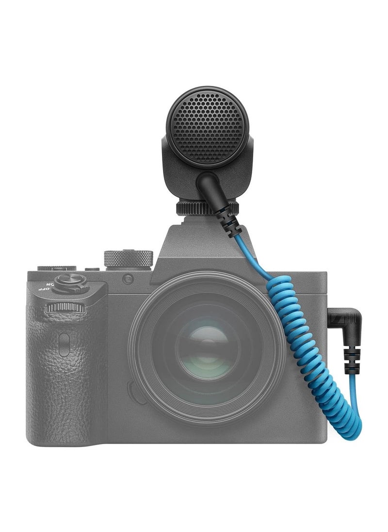 Sennheiser SENNHEISER MKE 200 Condenser Microphone for Cameras and Mobile Devices, Black  - Image 1