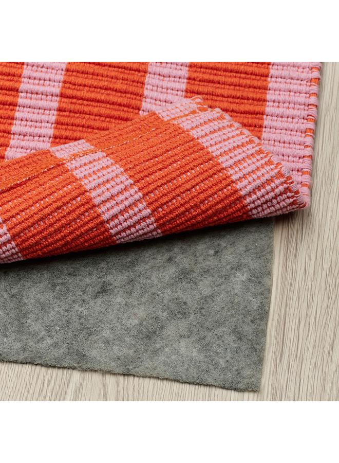 Zaboon Rug, flatwoven, pink/orange, 80x150 cm - Image 4