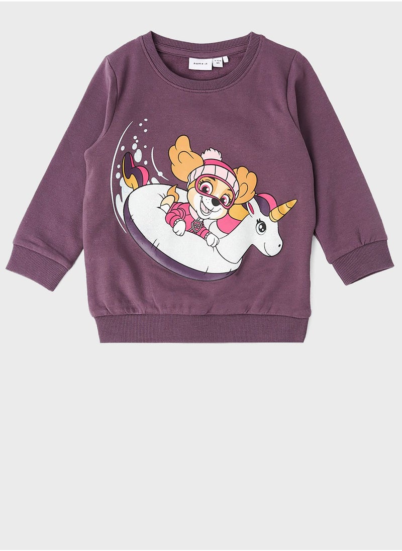NAME IT - Kids Graphic Sweatshirt - Image 1