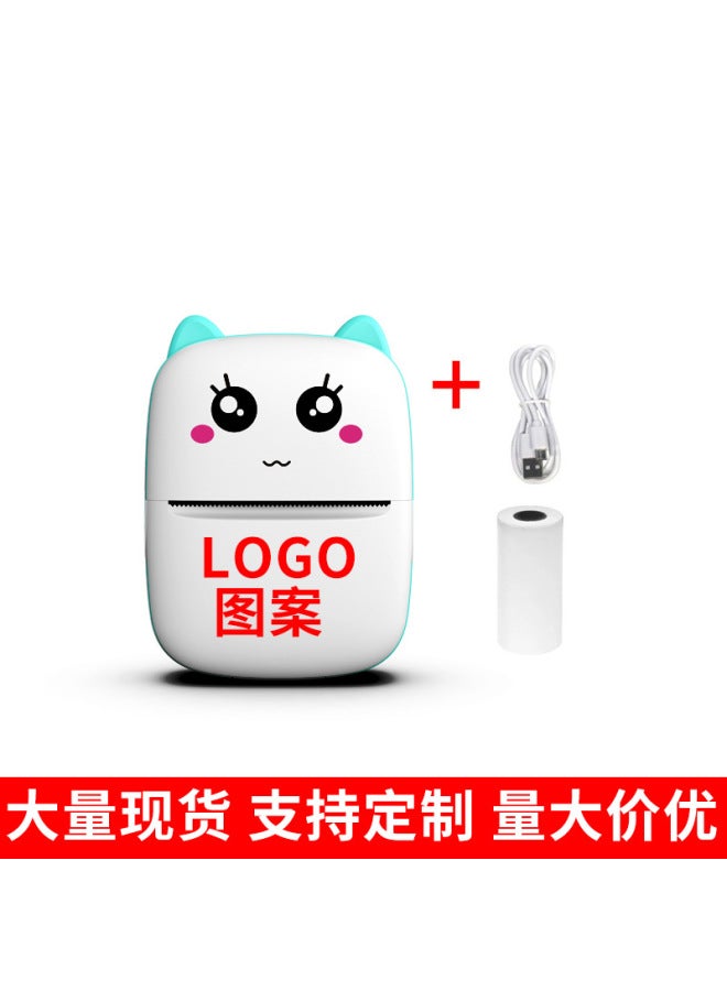 نيوترل طابعة حرارية صغيرة محمولة لطباعة الملصقات والصور من الهاتف المحمول، مثالية للطلاب لطباعة الأسئلة الخاطئة - Image 1