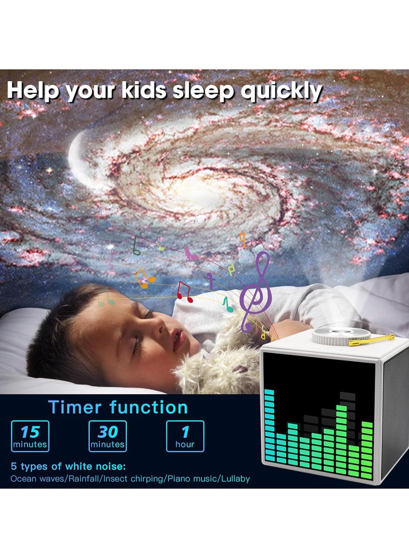 Star Projector Galaxy Projector with Bluetooth, Home Planetarium Projector with Four Effects, Sky Light Living Room Decor, Real Starry Nebula, Planet Presentation for Kids, Teen Girls, Adults - Image 5