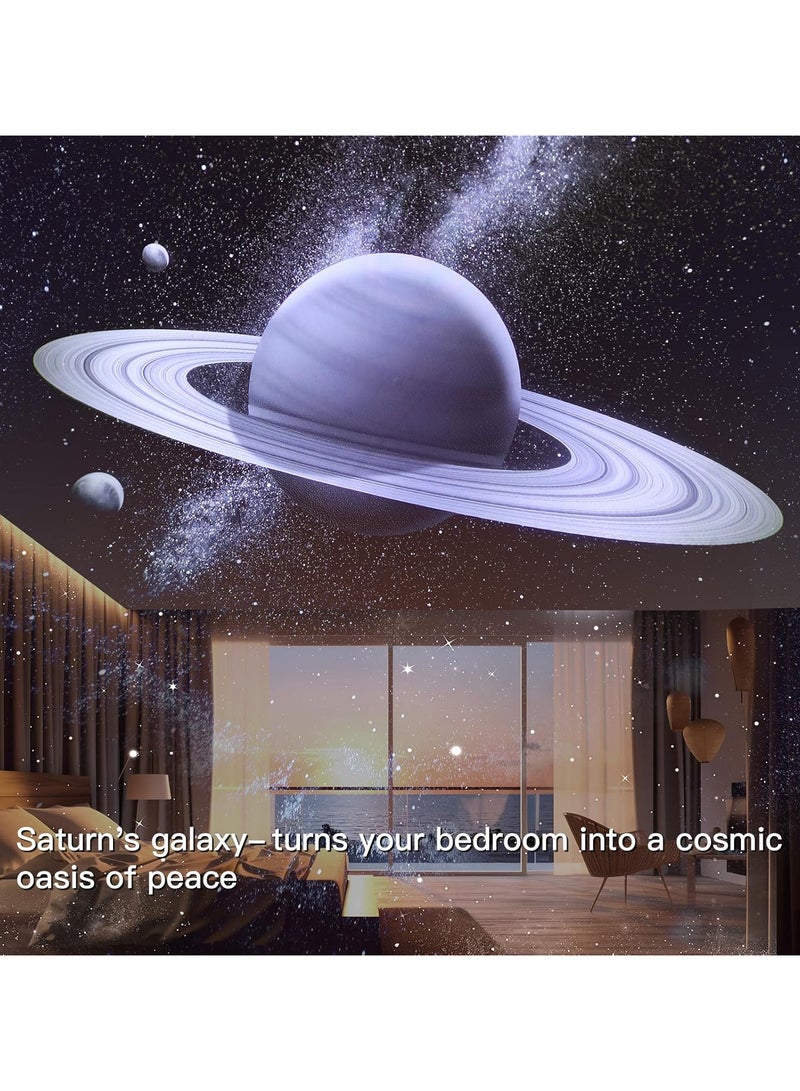 Star Projector Galaxy Projector with Bluetooth, Home Planetarium Projector with Four Effects, Sky Light Living Room Decor, Real Starry Nebula, Planet Presentation for Kids, Teen Girls, Adults - Image 4