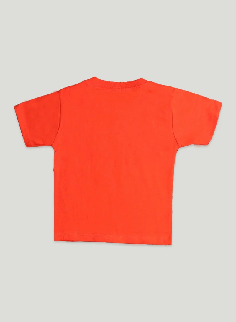 Luay Pack Of 1 Organic Cotton T-Shirts for Boys & Girls Festive Short Sleeve Styles in Vibrant Colors and Patterns for Kids and Toddlers_Regular Fit  | Best Price UAE