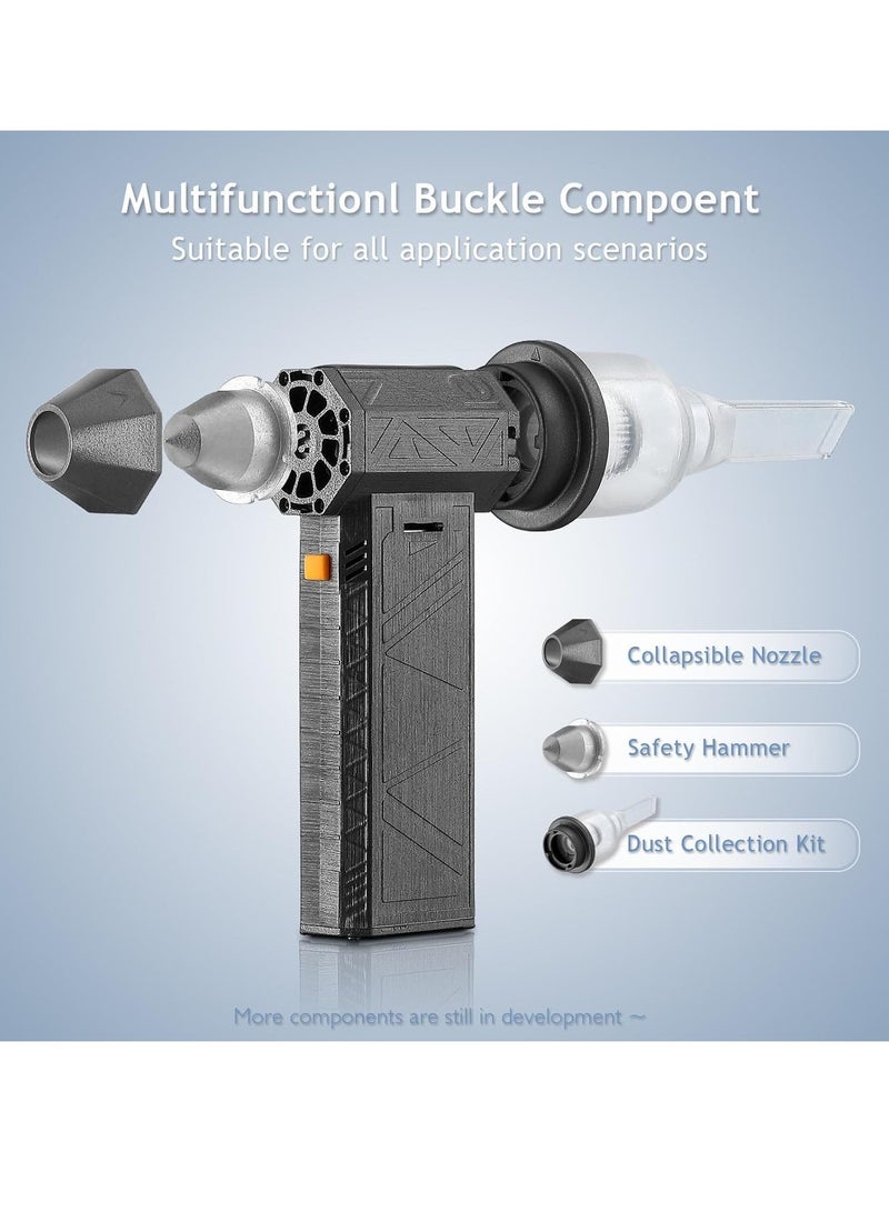 عام 130 ، 000 دورة في الدقيقة منفاخ لاسلكية ومكنسة كهربائية ، منفاخ كهربائية جافة لإزالة غبار السيارات ، مراوح عالية الطاقة ، تنظيف أوراق الشواء - Image 4