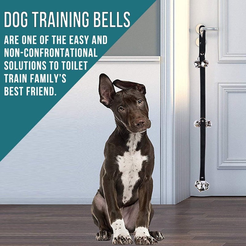 Blue Tree Dog Doorbells Premium Quality Training Potty Great Dog Bells Adjustable Door Bell Dog Bells for Potty Training Your Puppy The Easy Way - 7 Extra Large Loud 1.4 DoorBells - Image 3