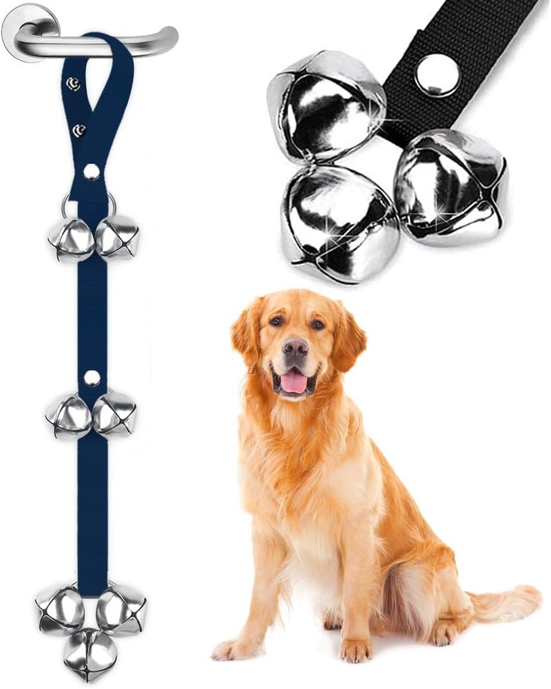 Blue Tree Dog Doorbells Premium Quality Training Potty Great Dog Bells Adjustable Door Bell Dog Bells for Potty Training Your Puppy The Easy Way - 7 Extra Large Loud 1.4 DoorBells - Image 1