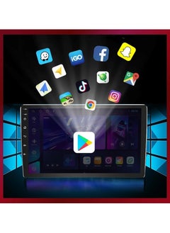 فيريكس ستيريو سيارة أندرويد لتويوتا كورولا راديو 2006-2013 مع المدمج في DSP Wireless Carplay Android Auto 2GB Ram مع كاميرا احتياطية 9 بوصة وحدة رأس ستيريو للسيارة  - Image 3