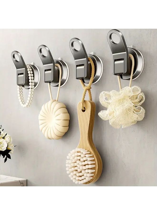 Gun Ash Frame Suction Cup Hooks 5 Pieces Heavy Duty No Drill Wall Mounted - Image 1