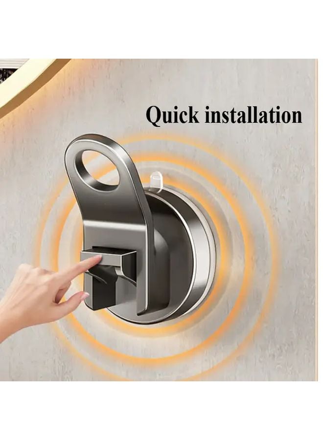 Gun Ash Frame Suction Cup Hooks 5 Pieces Heavy Duty No Drill Wall Mounted - Image 5