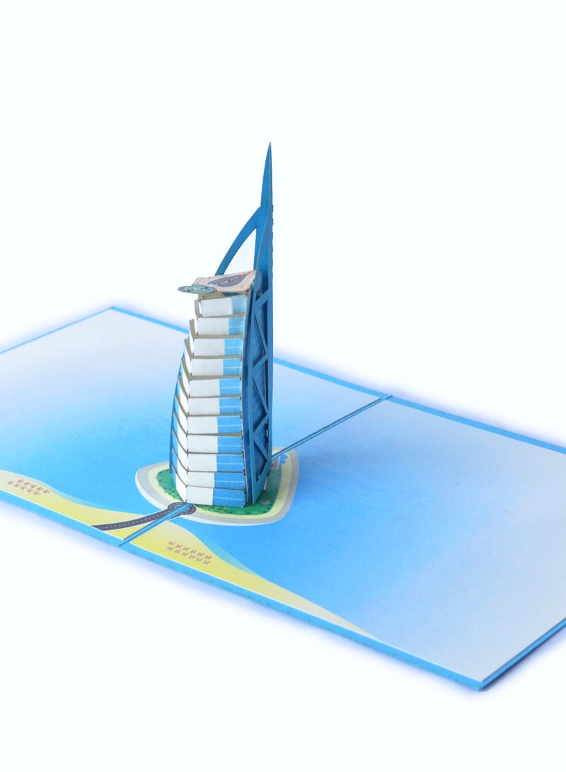 Wow Cards Greeting card with pop-up Burj Al Arab - Image 2