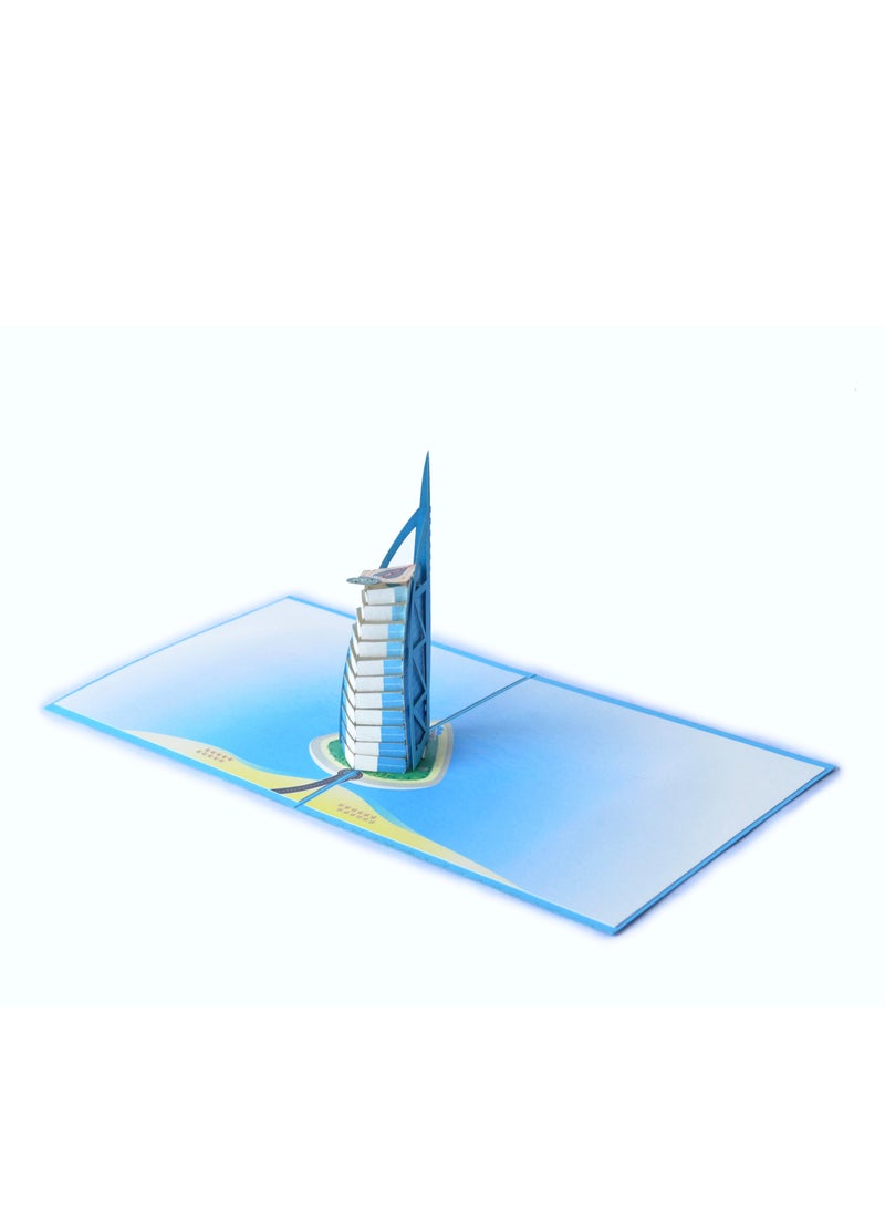 Wow Cards Greeting card with pop-up Burj Al Arab - Image 1