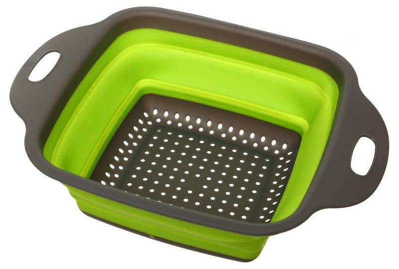 Kitchen WAre SquAre Sillicon Food Skimmer Set Of 2 Pieces Different Size - Multi Color - Image 5