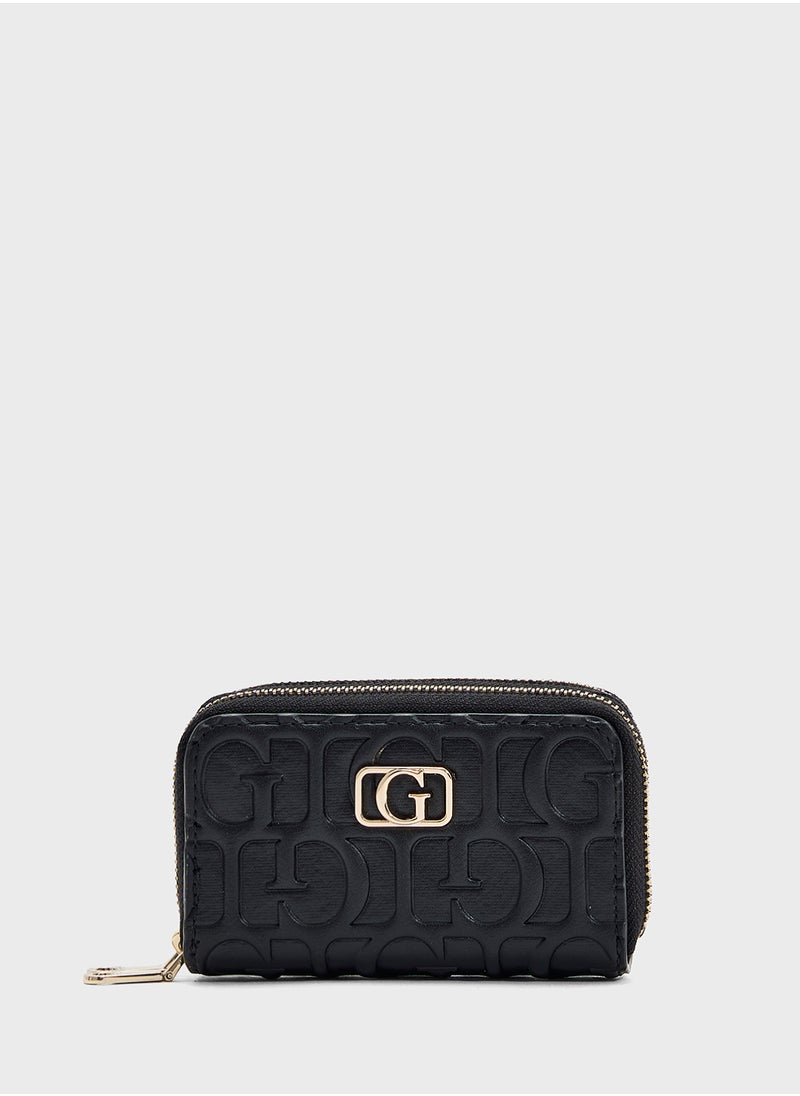 GUESS G Television Dbl Zip Mini Wallet  - Image 1
