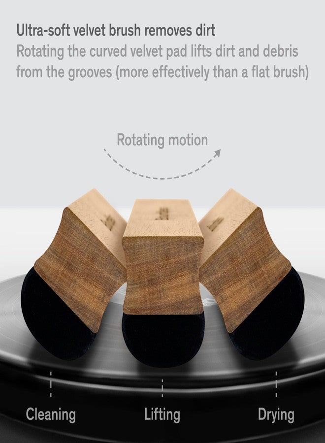 Boundless Audio Vinyl Record Cleaning Kit - 5-in-1 Vinyl Record Cleaner Kit includes Velvet Record Brush, Stylus Brush, Record Cleaning Solution, Cleaning Brush & Storage Bag - Vinyl Cleaning Kit - Image 4