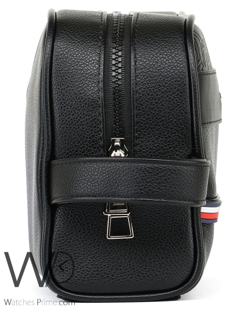 Tommy Hilfiger Plus - Tommy Hilfiger Leather Black Hand Bag For Men Gift Box - Image 1