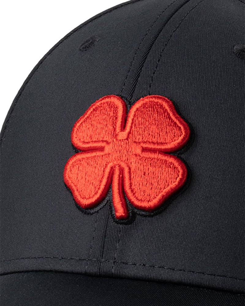 Black Clover Standard Premium 24 Hat, Black Hat/3D Red Clover - Image 5