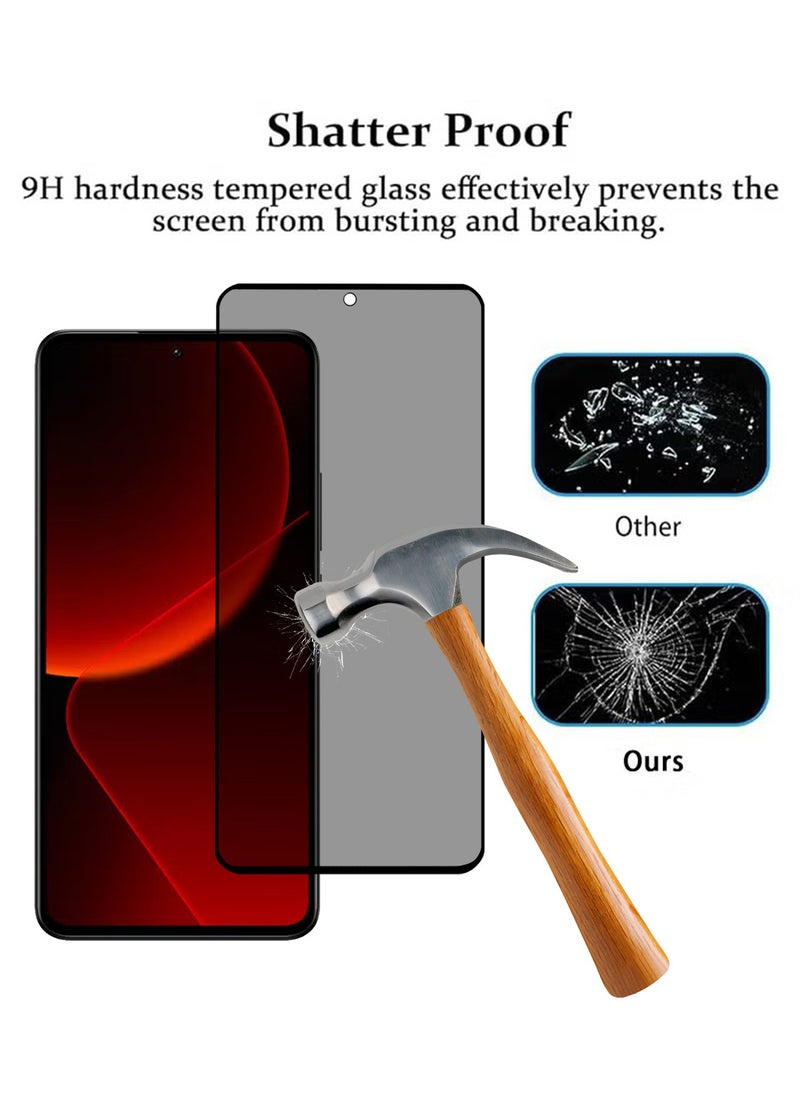 X-level Xiaomi 13T/13T Pro/Redmi K60 Ultra Privacy Glass Screen Protector Anti-Spy Tempered Glass Film 9H Hardness Scratch Resistant Bubble Free Glass Screen Protector for Xiaomi 13T/13T Pro/Redmi K60 Ultra  - Image 2