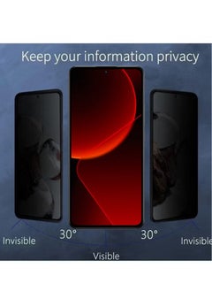 X-level Xiaomi 13T/13T Pro/Redmi K60 Ultra Privacy Glass Screen Protector Anti-Spy Tempered Glass Film 9H Hardness Scratch Resistant Bubble Free Glass Screen Protector for Xiaomi 13T/13T Pro/Redmi K60 Ultra  - Image 4