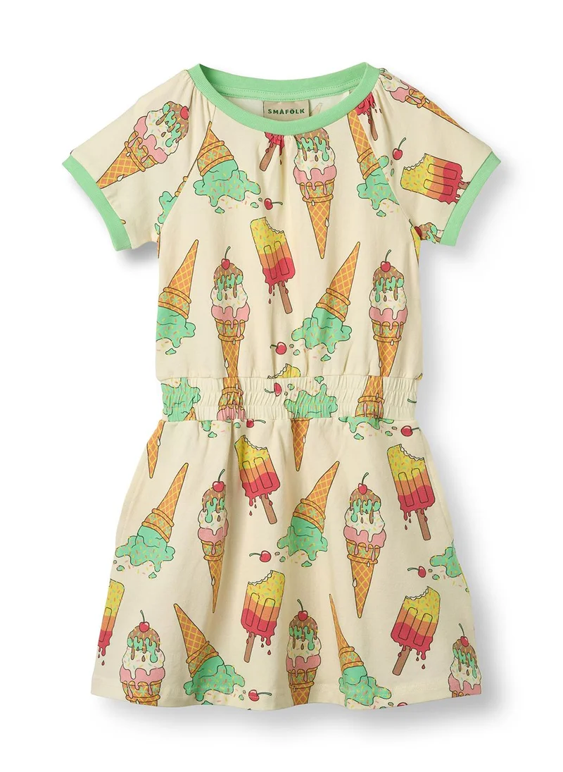 Småfolk Short-sleeved Dress with ice cream