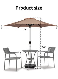 Outdoor Umbrella Steel Pole UPF50+ Protection Large Sun Shade Balcony Parasol for Outdoor Garden Backyard, Umbrella without base - pzsku/ZFDE86A8090061D72FDC0Z/45/_/1737279603/ff27fa62-b0be-4d36-8cb5-8177a50da5cf