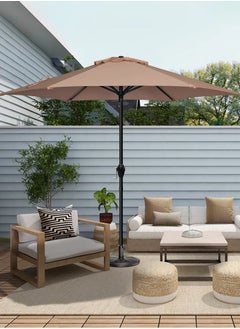 Snooe Outdoor Umbrella Steel Pole UPF50+ Protection Large Sun Shade Balcony Parasol for Outdoor Garden Backyard, Umbrella without base  - Image 2