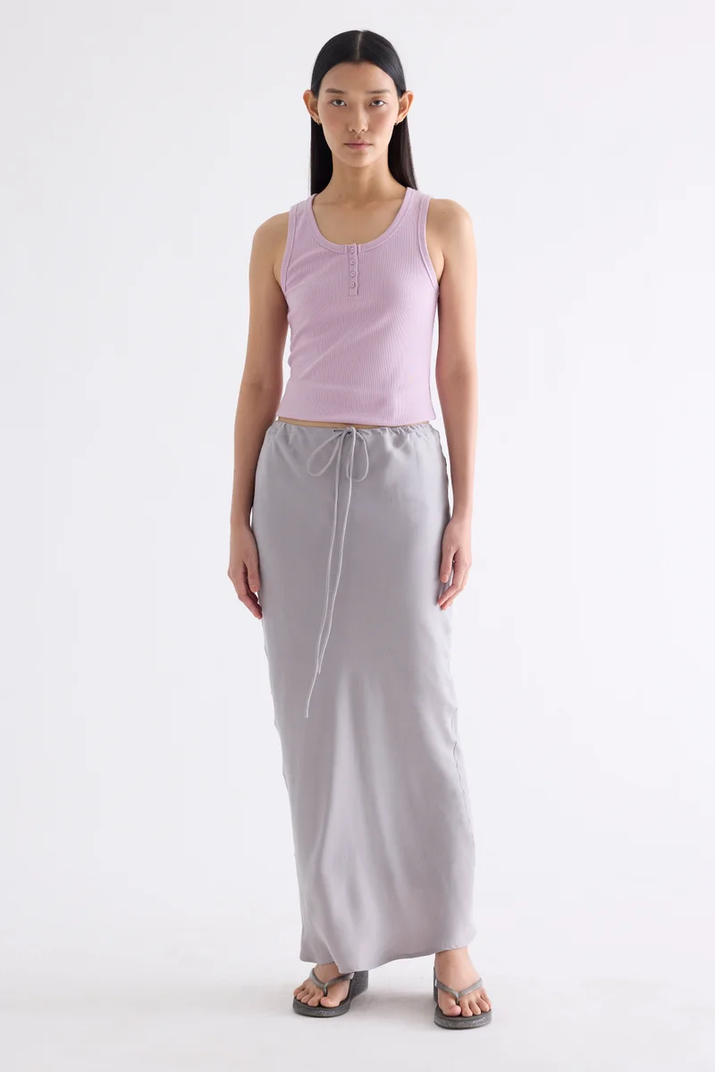 Tove Drawstring Bias Skirt