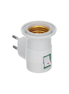 Generic A dual bulb (dual transformer) to increase the light intensity, converting from E27 to (2) E27 with two 12-watt LED bulbs and a screw plug to operate the bulbs with a switch, white  - Image 3