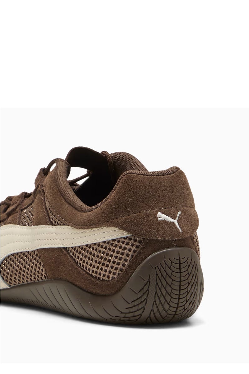 PUMA Women's Speedcat GO WNS Breathable Mesh Lightweight Low-Top Sneakers - Brown - Image 5