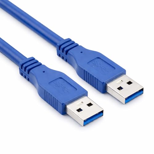 Swiztek USB 3.0 Type A Male to Type A Male Cable For Data Transfer Hard Drive Enclosures, Cooling Pad - 1.5M - Image 1