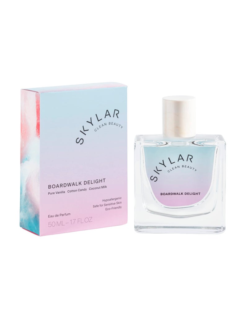 Skylar Boardwalk Delight Eau de Parfum - Hypoallergenic & Clean Perfume for Women & Men, Vegan & Safe for Sensitive Skin - Notes of Cotton Candy, Vanilla & Coconut Milk - 50mL /1.7 Fl oz - Image 1