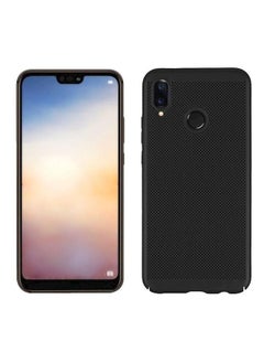 Huawei P20 Lite (Nova 3E) Heat Resistant, Protective PC Hard Case with Breathing Holes, Super Slim Cover - Black
