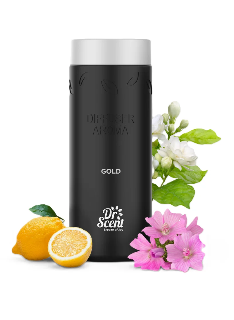 Dr Scent Dr Scent Diffuser Aroma Oil - Made with Organic Ingredients | Ideal for Offices, Homes, Hotels & Spas - GOLD 500 ml