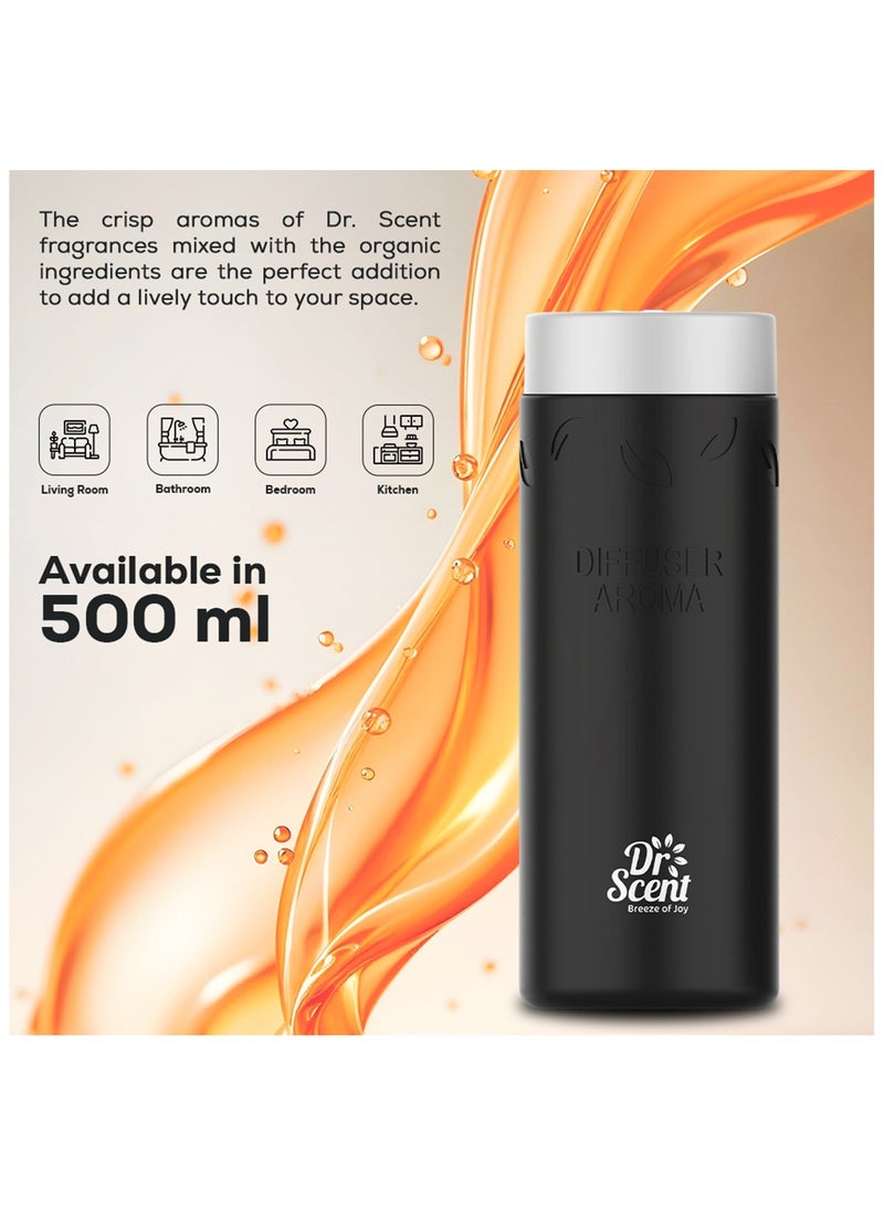 Dr Scent Diffuser Aroma Oil - Made with Organic Ingredients | Ideal for Offices, Homes, Hotels & Spas - GOLD 500 ml - Image 2