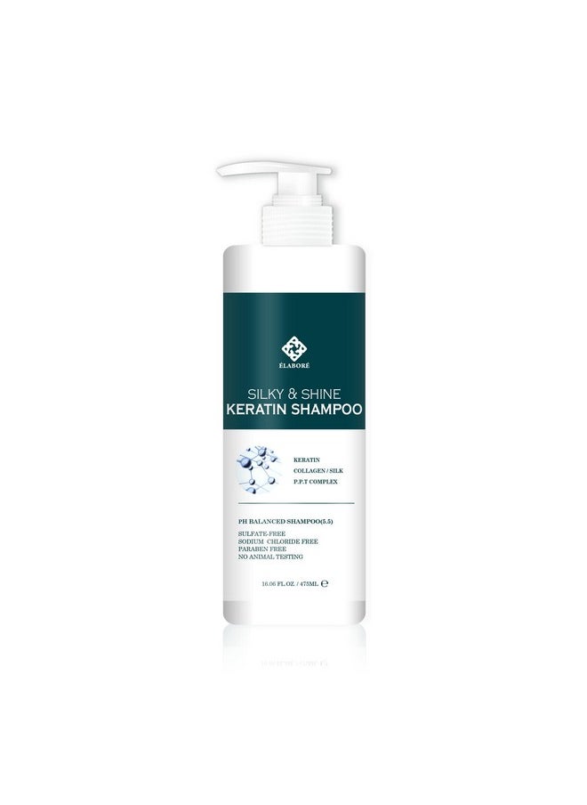 Elabore - Silky & Shine Keratin Shampoo & Pack Set 16.06Fl.Oz/ 475Ml - Image 1