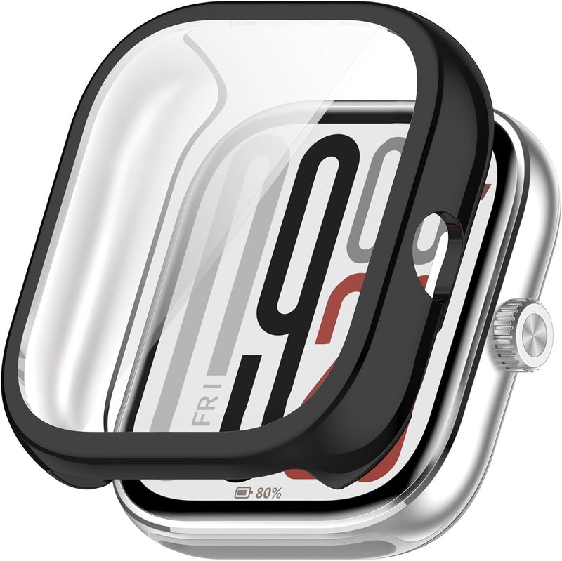 Disscool Case Cover Compatible with Redmi Watch 5/Watch5 eSIM Protector Covers - Soft Anti Drop TPU Replacement Protective Cases Smart Watch Accessories(Black) - Image 2