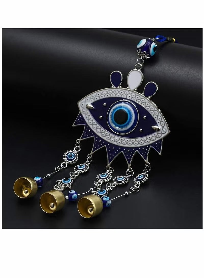 Geustos Wind Bells,Wall Pediments Wind Chimes, Handcraft Hanging Decoration, for Car Kitchen Home Garden Patio Office (3 Bells) - Image 4