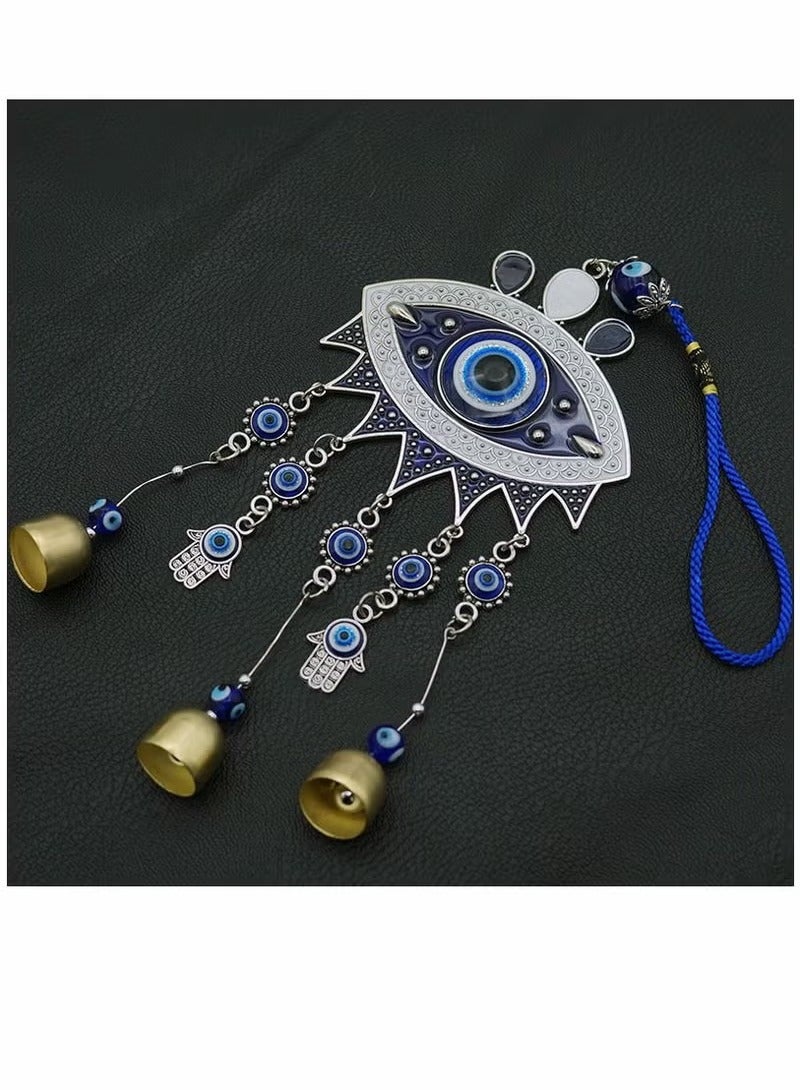 Geustos Wind Bells,Wall Pediments Wind Chimes, Handcraft Hanging Decoration, for Car Kitchen Home Garden Patio Office (3 Bells) - Image 5