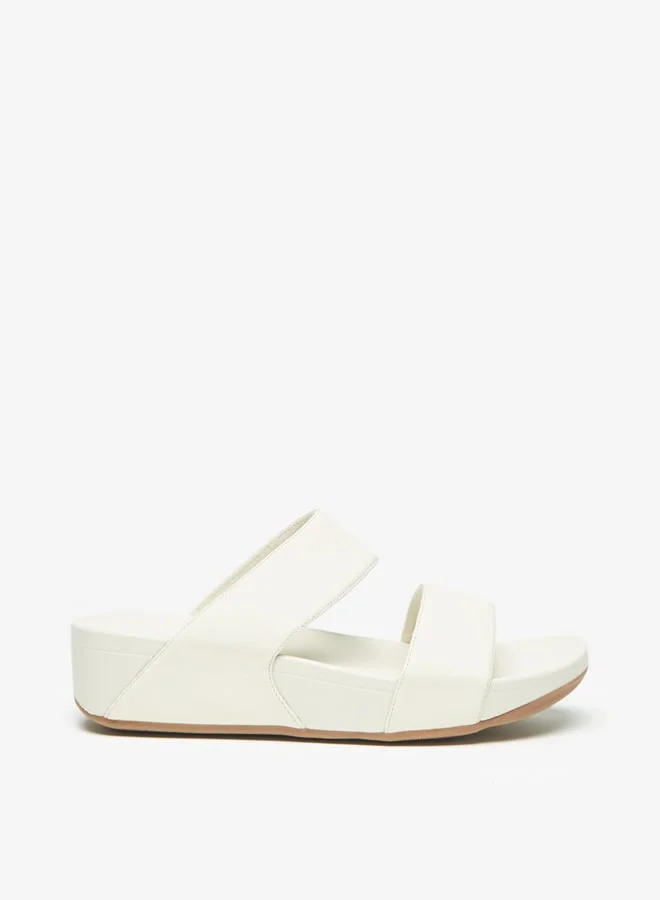 Le Confort Women Solid Slip-On Flatform Heeled Sandals