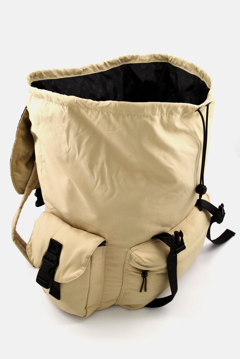 FILA Men Brand Logo Backpack 44 H x 48 L x 15 W cm, Tan - Image 3