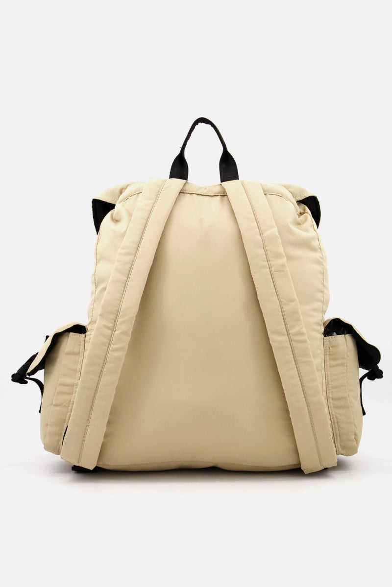 FILA Men Brand Logo Backpack 44 H x 48 L x 15 W cm, Tan - Image 2