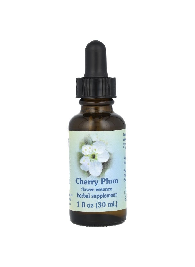 Flower Essence Services Flower Essence Services, Cherry Plum, Flower Essence, 1 fl oz (30 ml)  - Image 1